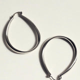 Mango earrings jimena in silver