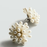 Mango earrings jordan in white