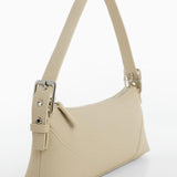 Mango shoulder bag nora in stone