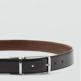 Mango belt emili in black