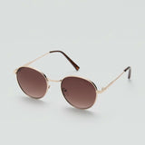 Mango sunglasses brokie in gold