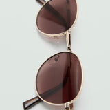 Mango sunglasses brokie in gold