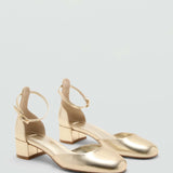 Mango shoes alexa in gold