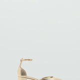 Mango shoes alexa in gold