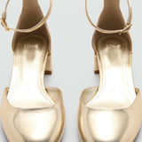 Mango shoes alexa in gold