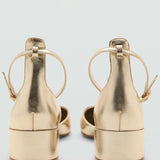 Mango shoes alexa in gold