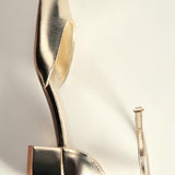 Mango shoes alexa in gold