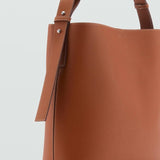 Mango totes bag nefer in leather