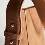 Mango shoulder bag casa in leather