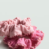 Mango hairtie bolita in pink