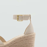 Mango sandals larisa in raw-unbleached