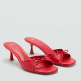 Mango sandals sarao in red