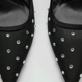 Mango shoes loursi in black