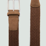 Mango belt elastic in camel