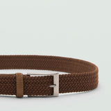 Mango belt elastic in camel