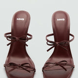Mango sandals morla in eggplant