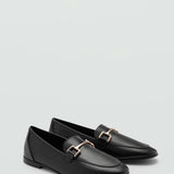 Mango shoes casa in black