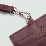 Mango card holder cards in eggplant