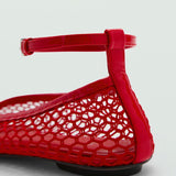 Mango shoes fiora in red