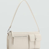 Mango shoulder bag flea in white