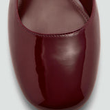 Mango shoes gigi in eggplant