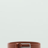 Mango belt basico in leather