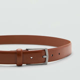 Mango belt basico in leather