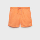 Mango swimsuit liso in fluorescent orange