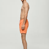 Mango swimsuit liso in fluorescent orange