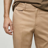 Mango trousers mayol in beige