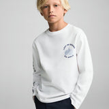 Mango t-shirt arti in off white