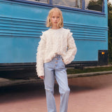 Mango jeans mom in medium denim