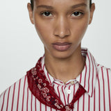 Mango shirt honey in red