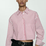 Mango shirt honey in red