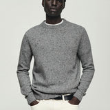 Mango sweater neppie in medium vigore grey