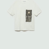 Mango t-shirt patxi in white