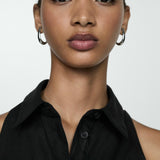 Mango dress capri in black