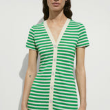 Mango dress tuni in green