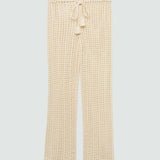 Mango trousers bertran in raw-unbleached