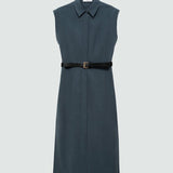 Mango dress cami in anthracite