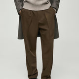 Mango trousers light in brown