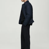 Mango trousers light in navy