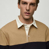 Mango sweatshirt mig in navy