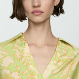 Mango shirt clavel in lime