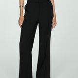 Mango trousers carlos in black