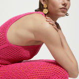 Mango dress maverick in fuchsia