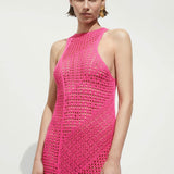 Mango dress maverick in fuchsia