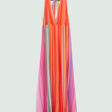 Mango dress giani in orange