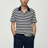 Mango poloshirt limospo in navy