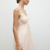 Mango dress moon in raw-unbleached